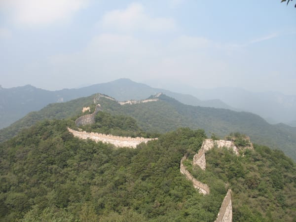The great wall of china overgrowth